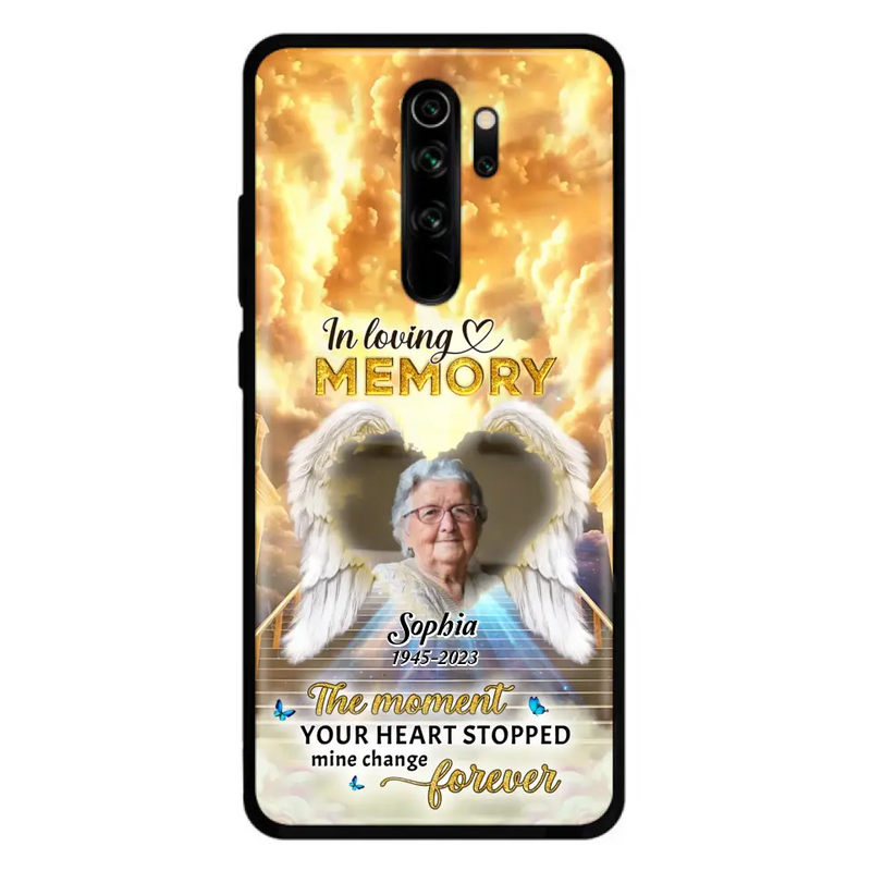 Personalized Photo Memorial Phone Case - Memorial Gift For Loss Of Family Member - The Moment Your Heart Stopped Mine Changed Forever - Oppo/ Huawei/ Xiaomi