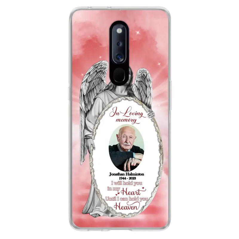 Personalized Jesus Christ Memorial Photo Phone Case - Memorial Gift Idea For Family Member - I Will Hold You in My Heart Until I Can Hold You in Heaven - Case For Xiaomi/ Oppo/ Huawei