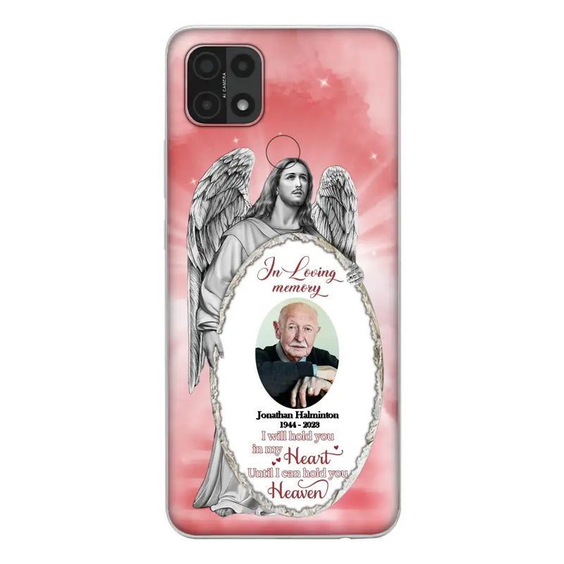 Personalized Jesus Christ Memorial Photo Phone Case - Memorial Gift Idea For Family Member - I Will Hold You in My Heart Until I Can Hold You in Heaven - Case For Xiaomi/ Oppo/ Huawei