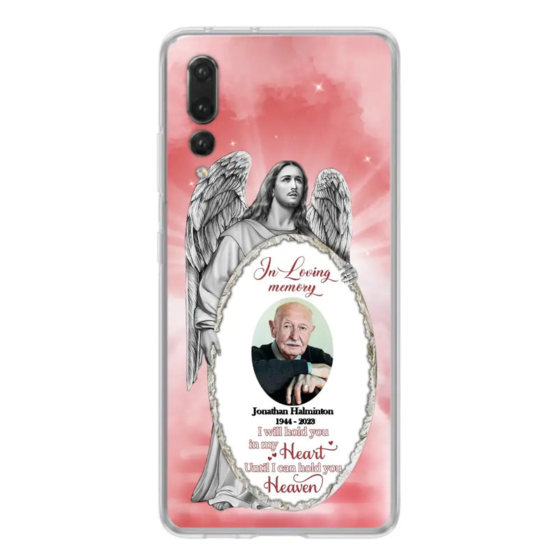Personalized Jesus Christ Memorial Photo Phone Case - Memorial Gift Idea For Family Member - I Will Hold You in My Heart Until I Can Hold You in Heaven - Case For Xiaomi/ Oppo/ Huawei