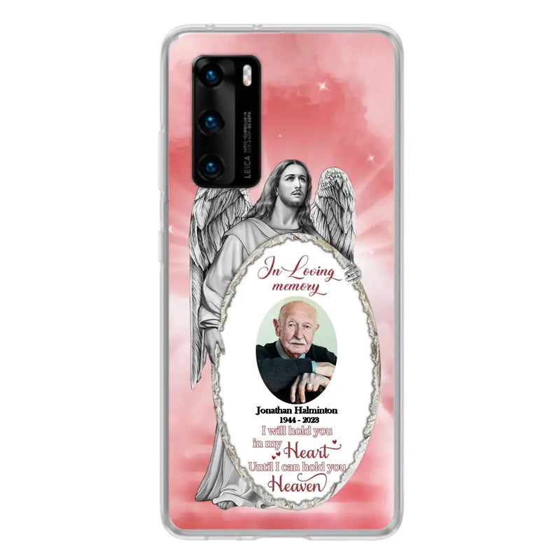 Personalized Jesus Christ Memorial Photo Phone Case - Memorial Gift Idea For Family Member - I Will Hold You in My Heart Until I Can Hold You in Heaven - Case For Xiaomi/ Oppo/ Huawei