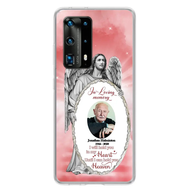 Personalized Jesus Christ Memorial Photo Phone Case - Memorial Gift Idea For Family Member - I Will Hold You in My Heart Until I Can Hold You in Heaven - Case For Xiaomi/ Oppo/ Huawei