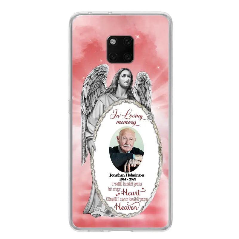 Personalized Jesus Christ Memorial Photo Phone Case - Memorial Gift Idea For Family Member - I Will Hold You in My Heart Until I Can Hold You in Heaven - Case For Xiaomi/ Oppo/ Huawei