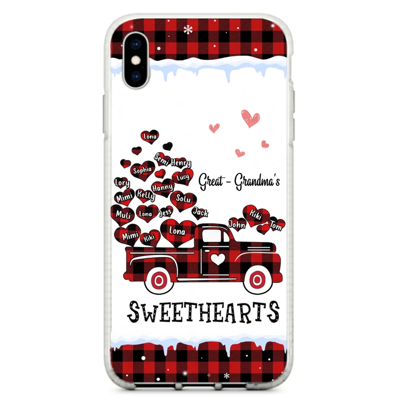 Personalized Grandma Phone Case - Gift Idea For Grandma - Up to 20 Children - Great - Grandma's Sweethearts - Case For iPhone/Samsung