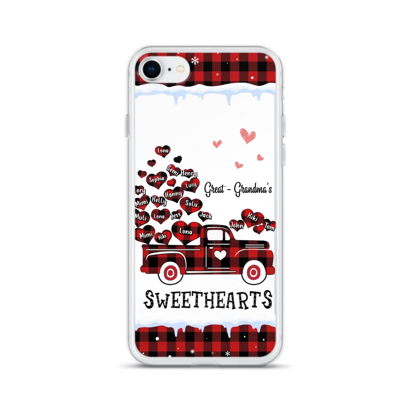 Personalized Grandma Phone Case - Gift Idea For Grandma - Up to 20 Children - Great - Grandma's Sweethearts - Case For iPhone/Samsung