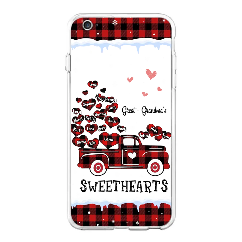Personalized Grandma Phone Case - Gift Idea For Grandma - Up to 20 Children - Great - Grandma's Sweethearts - Case For iPhone/Samsung
