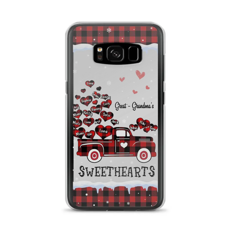 Personalized Grandma Phone Case - Gift Idea For Grandma - Up to 20 Children - Great - Grandma's Sweethearts - Case For iPhone/Samsung