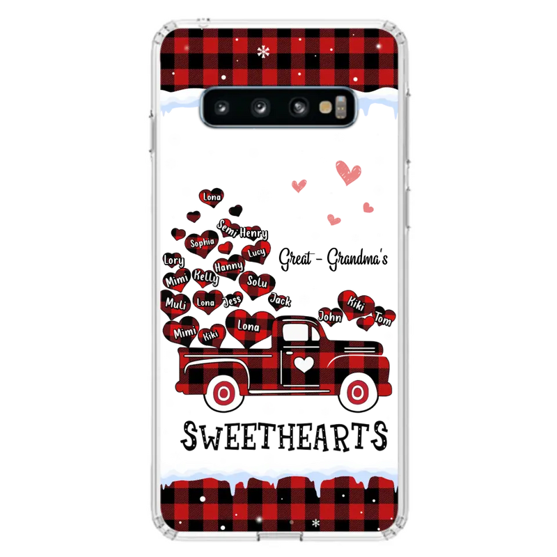 Personalized Grandma Phone Case - Gift Idea For Grandma - Up to 20 Children - Great - Grandma's Sweethearts - Case For iPhone/Samsung
