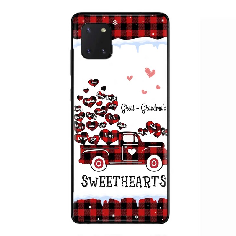 Personalized Grandma Phone Case - Gift Idea For Grandma - Up to 20 Children - Great - Grandma's Sweethearts - Case For iPhone/Samsung