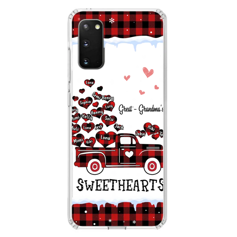 Personalized Grandma Phone Case - Gift Idea For Grandma - Up to 20 Children - Great - Grandma's Sweethearts - Case For iPhone/Samsung