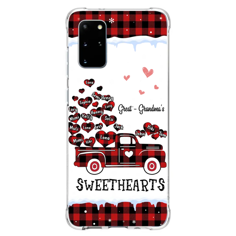 Personalized Grandma Phone Case - Gift Idea For Grandma - Up to 20 Children - Great - Grandma's Sweethearts - Case For iPhone/Samsung