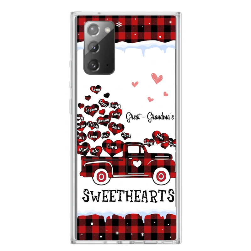Personalized Grandma Phone Case - Gift Idea For Grandma - Up to 20 Children - Great - Grandma's Sweethearts - Case For iPhone/Samsung
