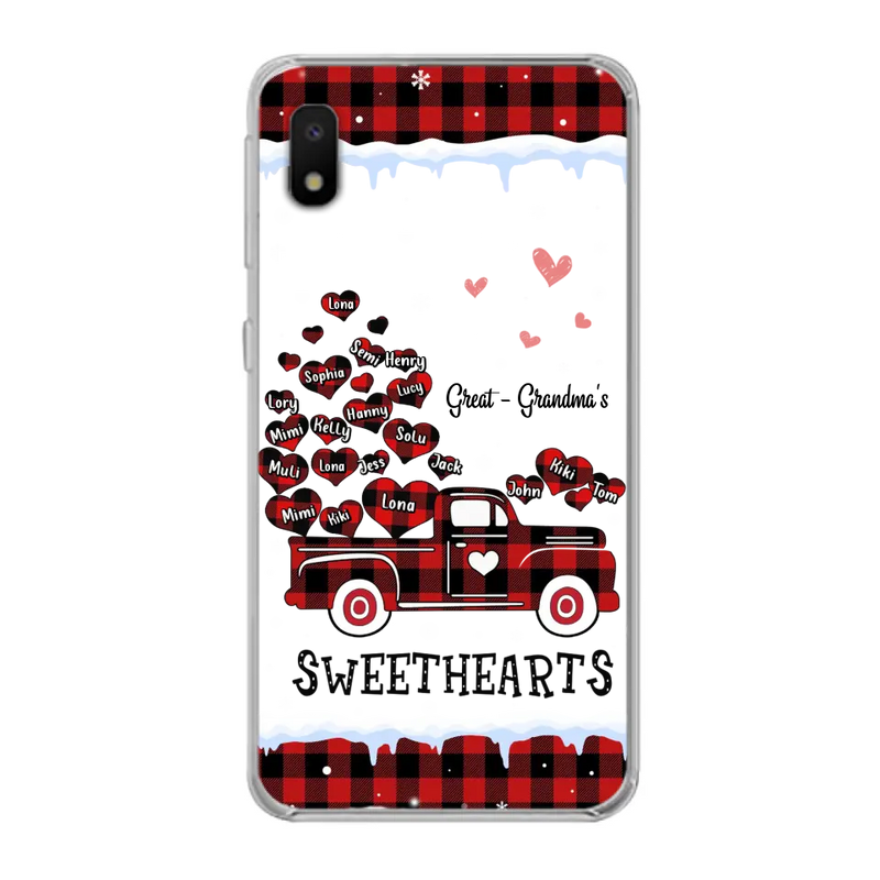 Personalized Grandma Phone Case - Gift Idea For Grandma - Up to 20 Children - Great - Grandma's Sweethearts - Case For iPhone/Samsung