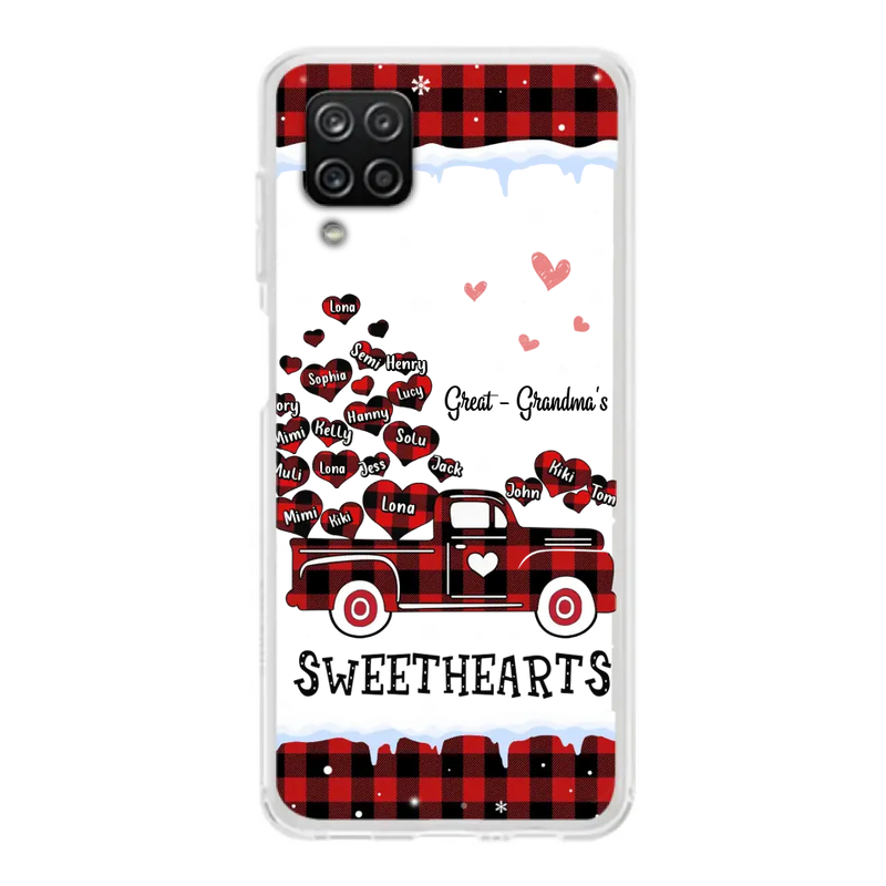 Personalized Grandma Phone Case - Gift Idea For Grandma - Up to 20 Children - Great - Grandma's Sweethearts - Case For iPhone/Samsung