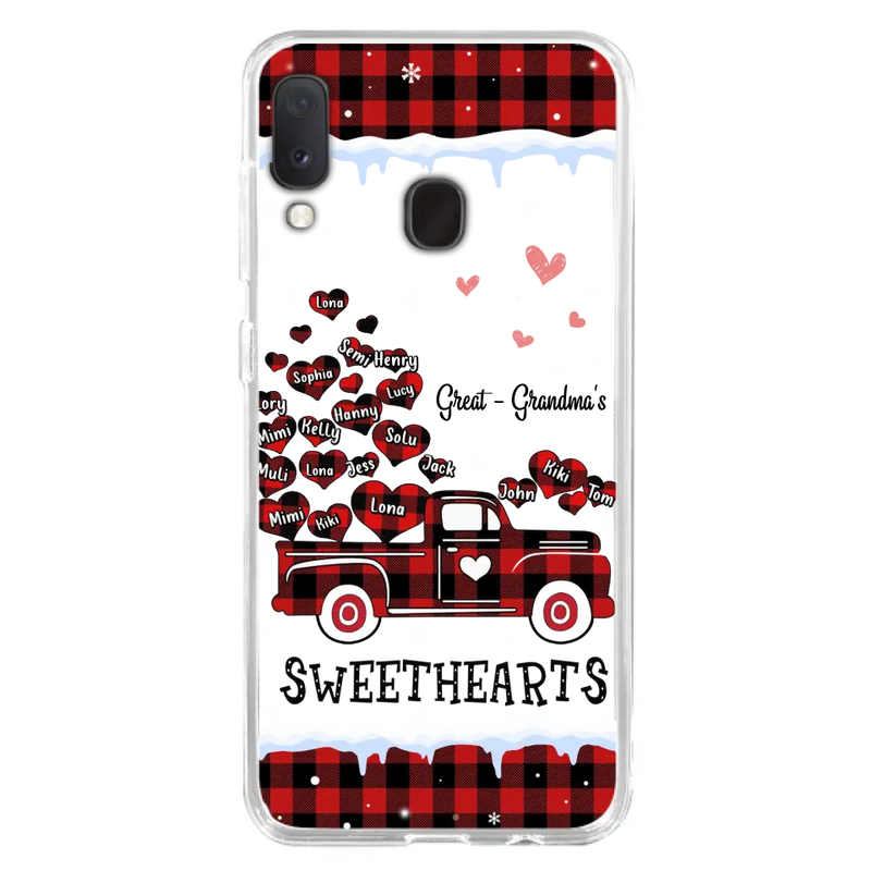 Personalized Grandma Phone Case - Gift Idea For Grandma - Up to 20 Children - Great - Grandma's Sweethearts - Case For iPhone/Samsung
