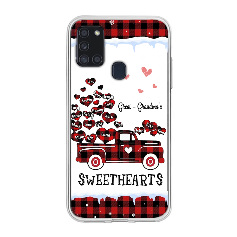 Personalized Grandma Phone Case - Gift Idea For Grandma - Up to 20 Children - Great - Grandma's Sweethearts - Case For iPhone/Samsung