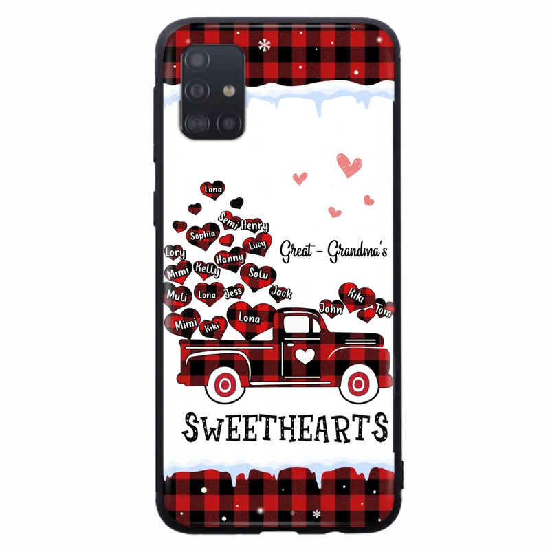 Personalized Grandma Phone Case - Gift Idea For Grandma - Up to 20 Children - Great - Grandma's Sweethearts - Case For iPhone/Samsung