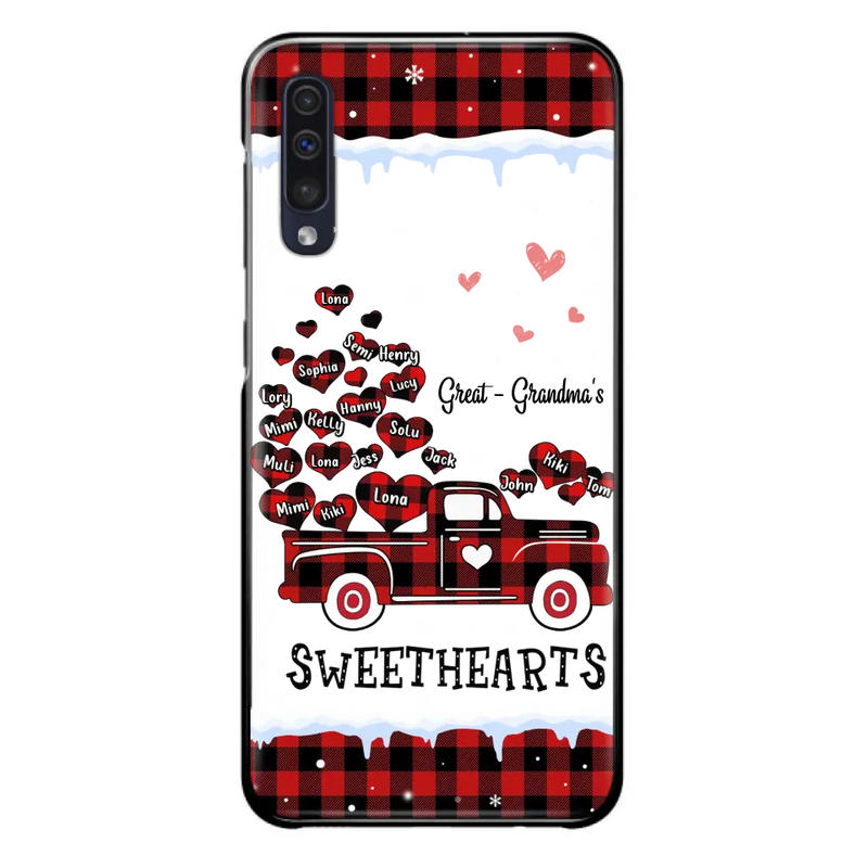 Personalized Grandma Phone Case - Gift Idea For Grandma - Up to 20 Children - Great - Grandma's Sweethearts - Case For iPhone/Samsung
