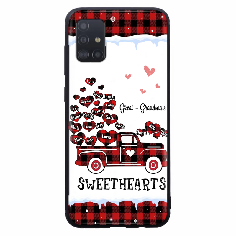 Personalized Grandma Phone Case - Gift Idea For Grandma - Up to 20 Children - Great - Grandma's Sweethearts - Case For iPhone/Samsung