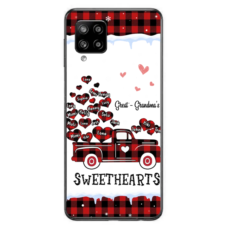 Personalized Grandma Phone Case - Gift Idea For Grandma - Up to 20 Children - Great - Grandma's Sweethearts - Case For iPhone/Samsung