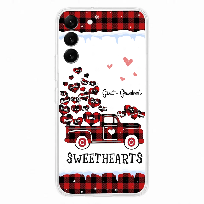 Personalized Grandma Phone Case - Gift Idea For Grandma - Up to 20 Children - Great - Grandma's Sweethearts - Case For iPhone/Samsung