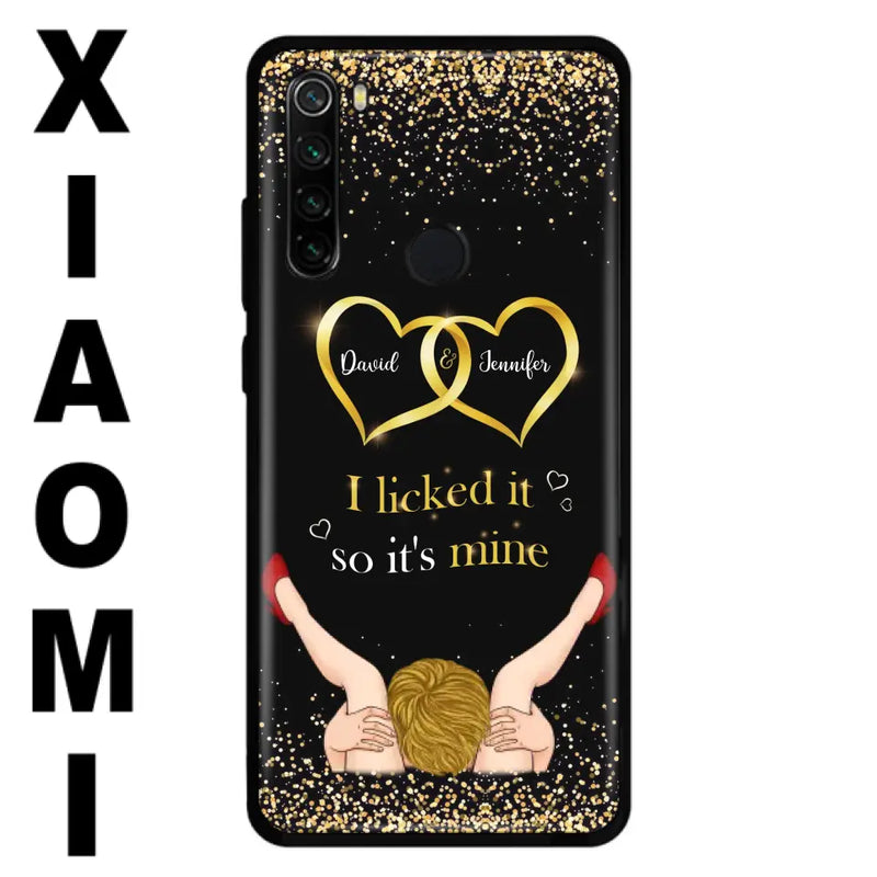 Personalized Couple Phone Case - Gift Idea For Couple/Valentines Day - I Licked It So It's Mine - Case For Oppo/Xiaomi/Huawei