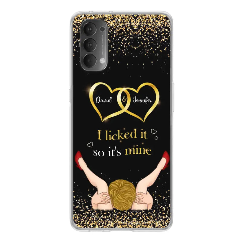 Personalized Couple Phone Case - Gift Idea For Couple/Valentines Day - I Licked It So It's Mine - Case For Oppo/Xiaomi/Huawei
