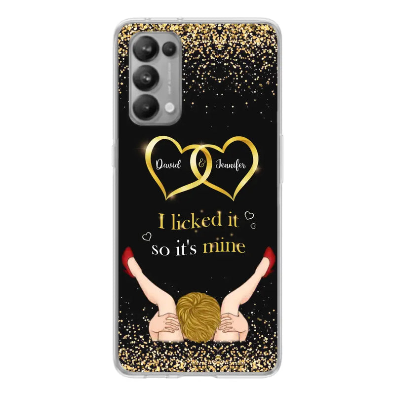 Personalized Couple Phone Case - Gift Idea For Couple/Valentines Day - I Licked It So It's Mine - Case For Oppo/Xiaomi/Huawei