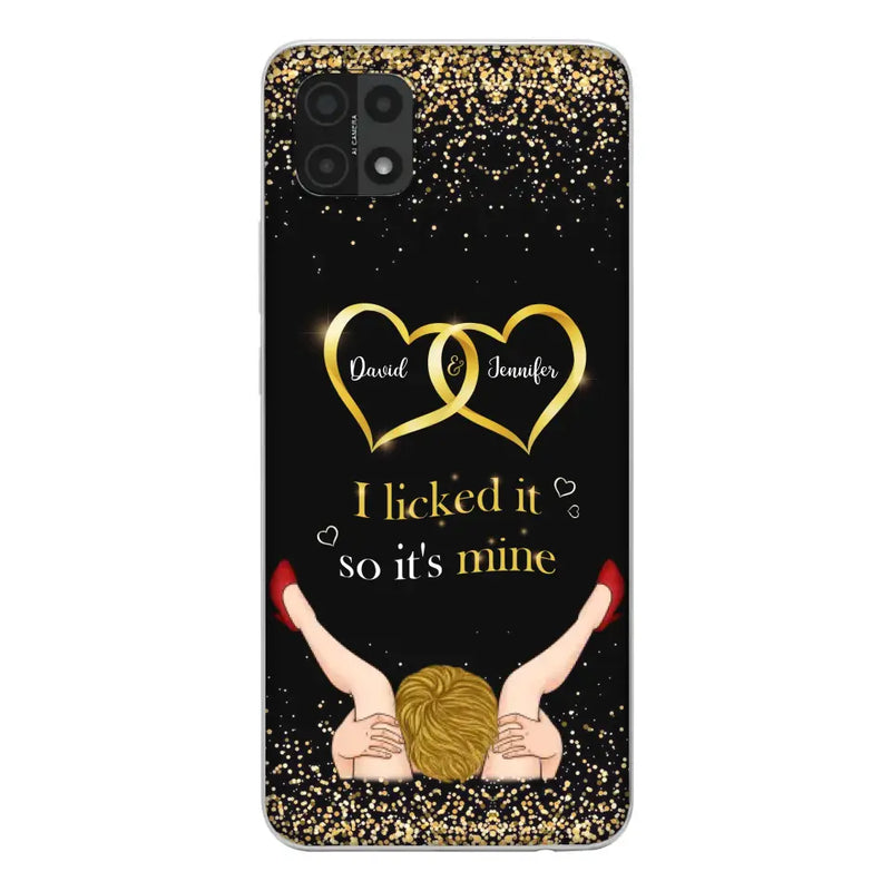 Personalized Couple Phone Case - Gift Idea For Couple/Valentines Day - I Licked It So It's Mine - Case For Oppo/Xiaomi/Huawei