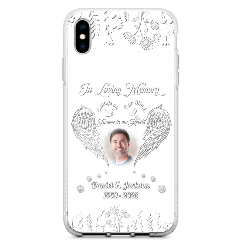 Personalized Memorial Photo Phone Case - Memorial Gift Idea - In Loving Memory