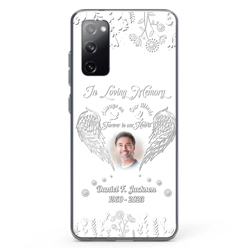 Personalized Memorial Photo Phone Case - Memorial Gift Idea - In Loving Memory