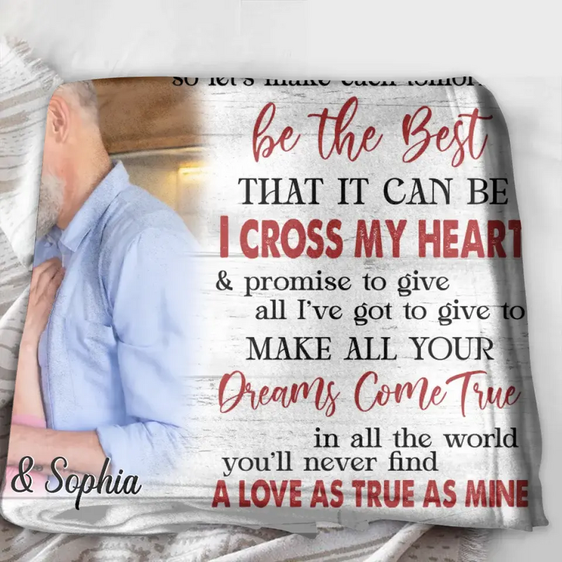 Personalized Couple Quilt & Fleece Blanket - Gift Idea For Couple/Husband & Wife - Upload Photo - You Will Always Be The Miracle