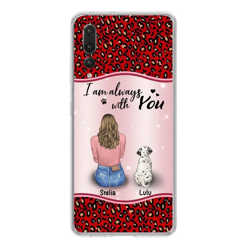 Personalized Dog Mom Phone Case - Up to 4 Dogs - Gift Idea For Dog Owners - I Am Always With You - Case For Oppo/Xiaomi/Huawei
