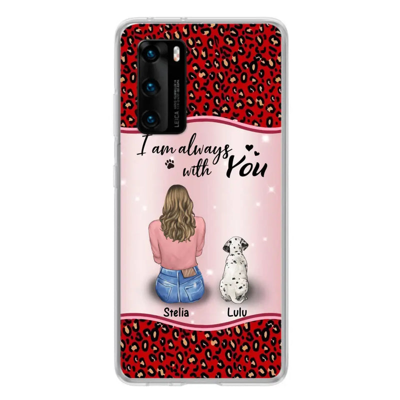 Personalized Dog Mom Phone Case - Up to 4 Dogs - Gift Idea For Dog Owners - I Am Always With You - Case For Oppo/Xiaomi/Huawei