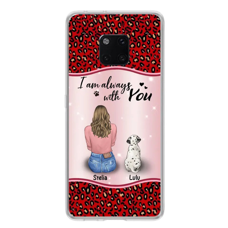 Personalized Dog Mom Phone Case - Up to 4 Dogs - Gift Idea For Dog Owners - I Am Always With You - Case For Oppo/Xiaomi/Huawei