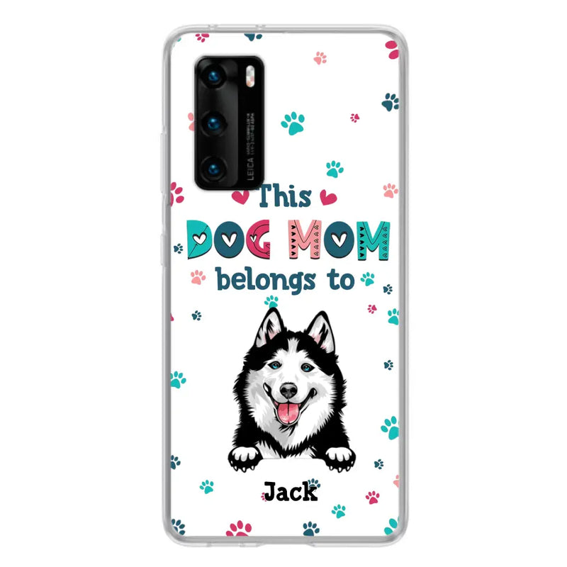 Personalized Dog Phone Case For Oppo/Xiaomi/Huawei - Gift Idea For Dog Lover - Up to 6 Dogs - This Dog Mom Belongs To