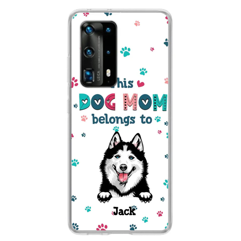 Personalized Dog Phone Case For Oppo/Xiaomi/Huawei - Gift Idea For Dog Lover - Up to 6 Dogs - This Dog Mom Belongs To