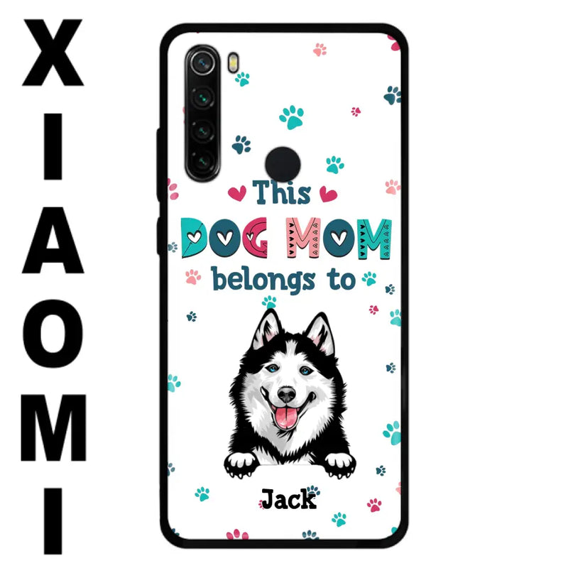 Personalized Dog Phone Case For Oppo/Xiaomi/Huawei - Gift Idea For Dog Lover - Up to 6 Dogs - This Dog Mom Belongs To