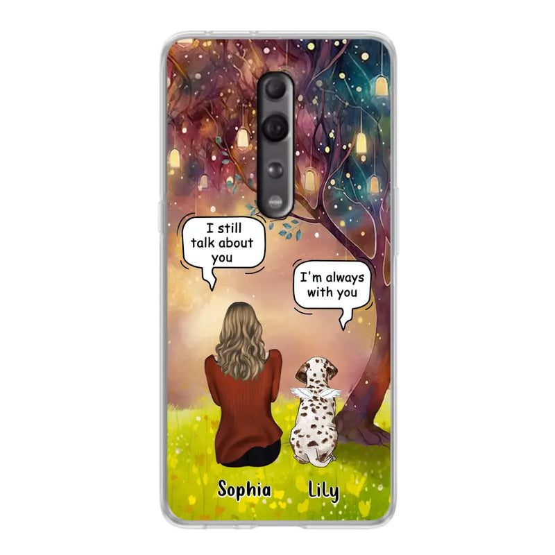 Personalized Memorial Dog Mom Phone Case - Up to 3 Dogs - Memorial Gift Idea for Dog Lovers - I'm Always With You - Case For Xiaomi/Oppo/Huawei