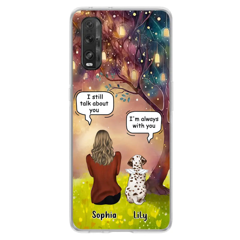 Personalized Memorial Dog Mom Phone Case - Up to 3 Dogs - Memorial Gift Idea for Dog Lovers - I'm Always With You - Case For Xiaomi/Oppo/Huawei