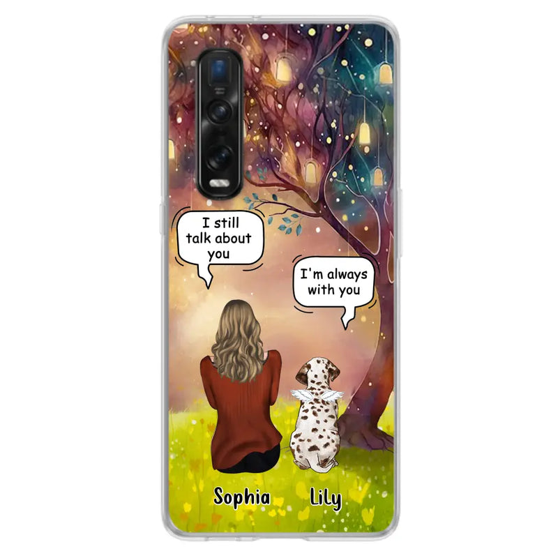 Personalized Memorial Dog Mom Phone Case - Up to 3 Dogs - Memorial Gift Idea for Dog Lovers - I'm Always With You - Case For Xiaomi/Oppo/Huawei
