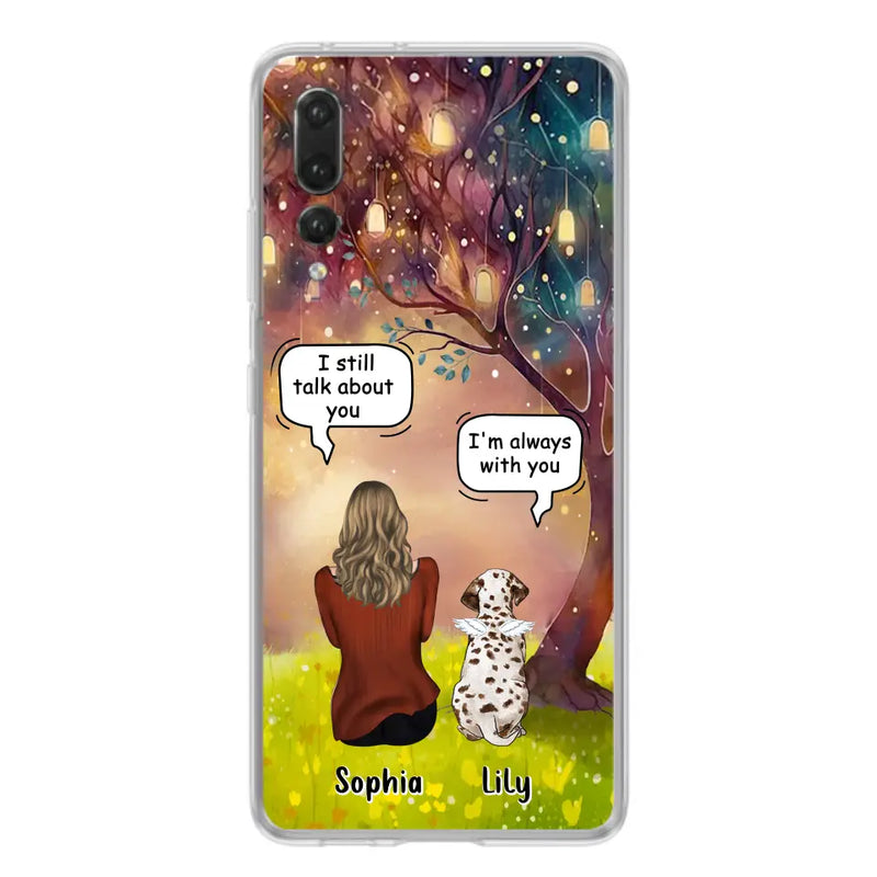 Personalized Memorial Dog Mom Phone Case - Up to 3 Dogs - Memorial Gift Idea for Dog Lovers - I'm Always With You - Case For Xiaomi/Oppo/Huawei