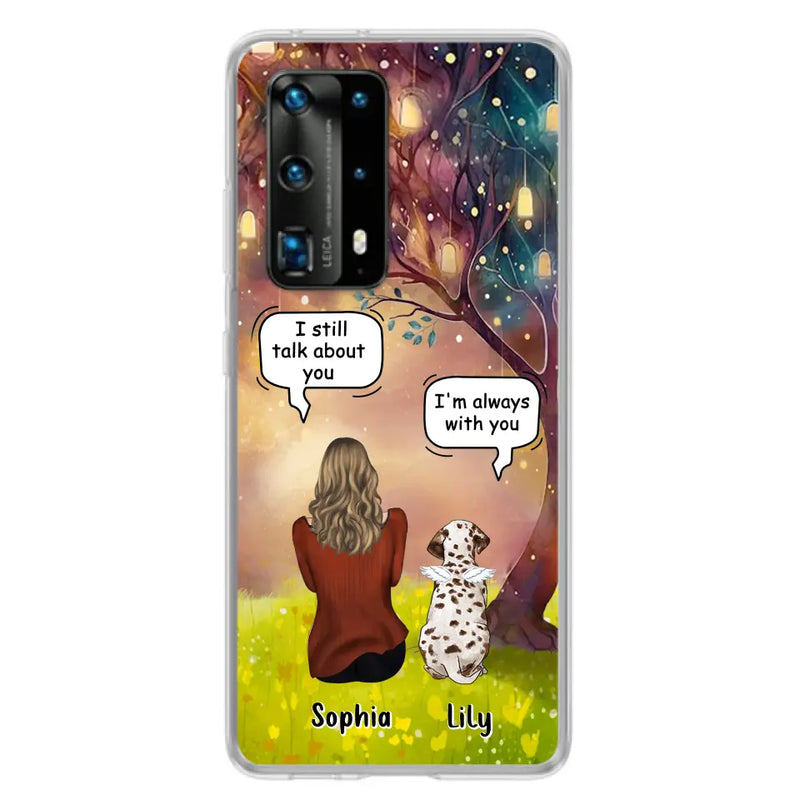 Personalized Memorial Dog Mom Phone Case - Up to 3 Dogs - Memorial Gift Idea for Dog Lovers - I'm Always With You - Case For Xiaomi/Oppo/Huawei