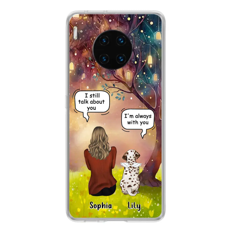 Personalized Memorial Dog Mom Phone Case - Up to 3 Dogs - Memorial Gift Idea for Dog Lovers - I'm Always With You - Case For Xiaomi/Oppo/Huawei
