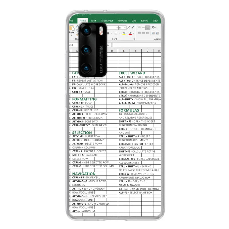 Personalized Excel Phone Case - Gift Idea For Excel Lovers - Cases For Oppo/Xiaomi/Huawei