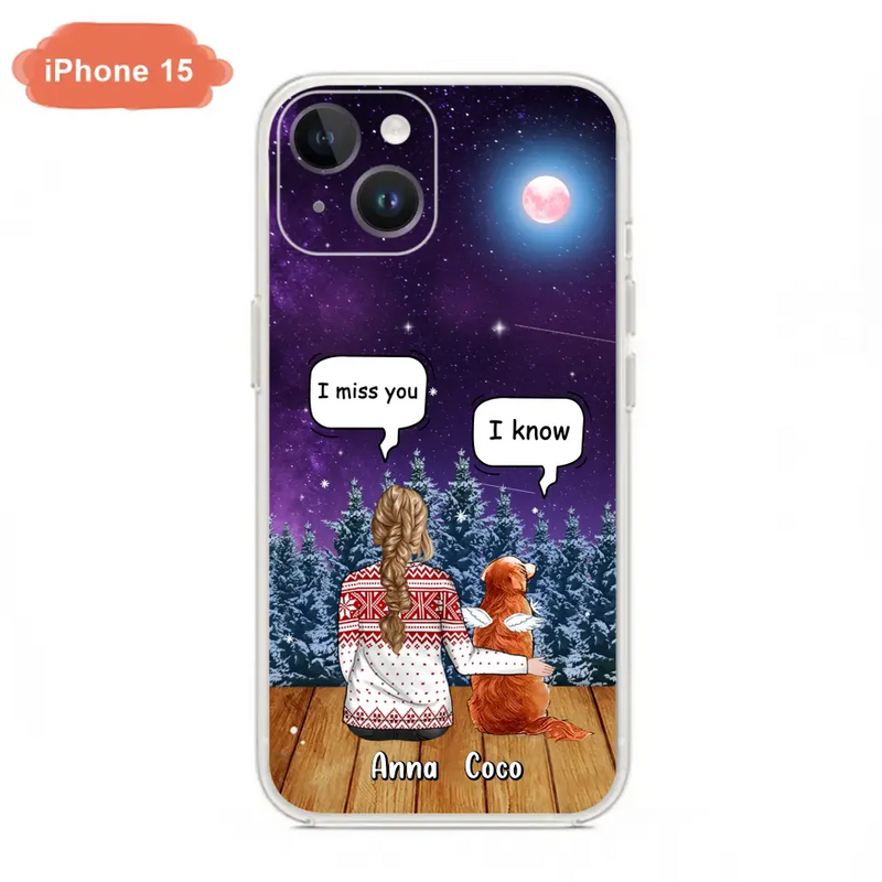 Personalized Memorial Pet Phone Case - Up to 4 Pets - Memorial Gift Idea For Dog/Cat Lover - Case For iPhone/Samsung