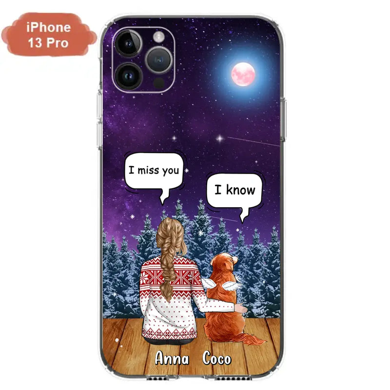 Personalized Memorial Pet Phone Case - Up to 4 Pets - Memorial Gift Idea For Dog/Cat Lover - Case For iPhone/Samsung