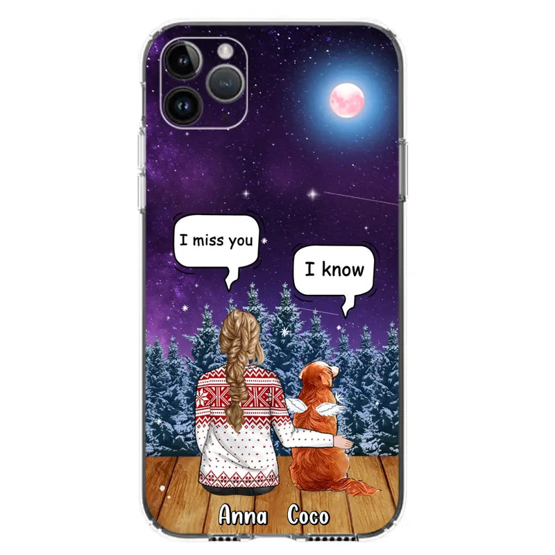 Personalized Memorial Pet Phone Case - Up to 4 Pets - Memorial Gift Idea For Dog/Cat Lover - Case For iPhone/Samsung