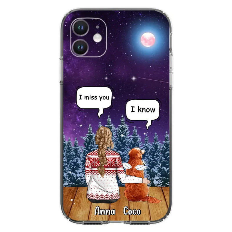 Personalized Memorial Pet Phone Case - Up to 4 Pets - Memorial Gift Idea For Dog/Cat Lover - Case For iPhone/Samsung