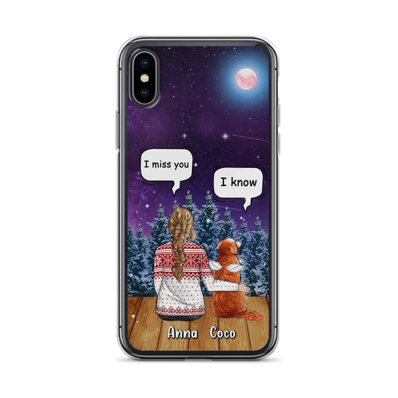 Personalized Memorial Pet Phone Case - Up to 4 Pets - Memorial Gift Idea For Dog/Cat Lover - Case For iPhone/Samsung